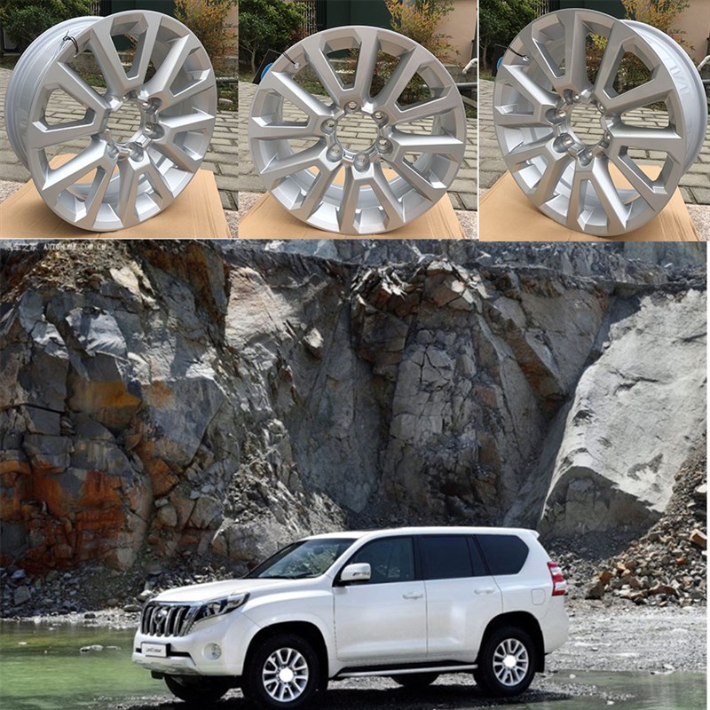 适用普拉多霸道2700 GX400GX460驭胜S350 17 18 19 20寸改装轮毂