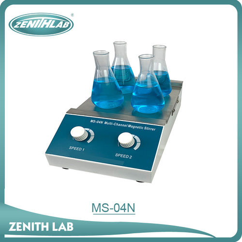 MS-04N四工位磁力搅拌器 MS-09N多通道磁力搅拌器 启动～1100rpm