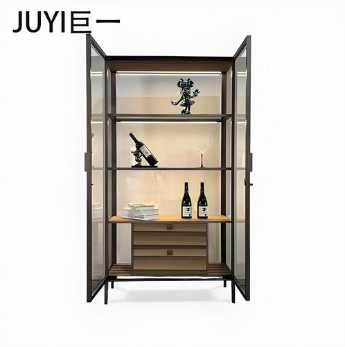 JUYI巨一意式极简玻璃展示柜