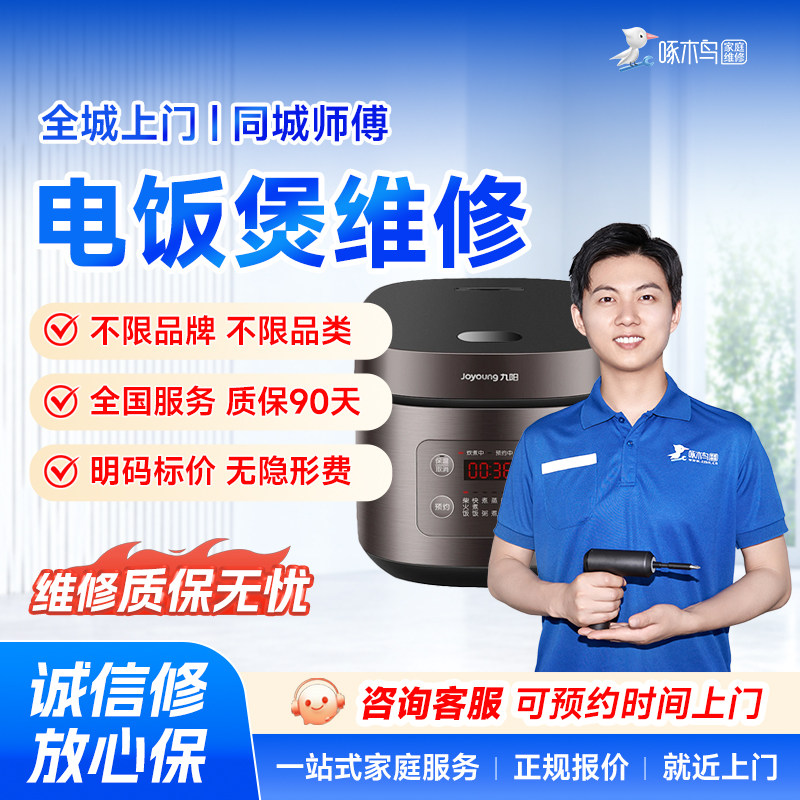 电饭煲电暖炉烤箱净化器炉灶开水跑机按摩椅上门维修同城服务定金