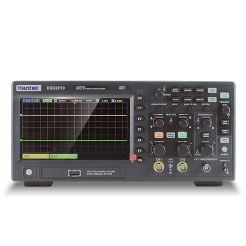 汉泰数字示波器DSO2C10 DSO2D10双通道数字存储示波器100M 150M