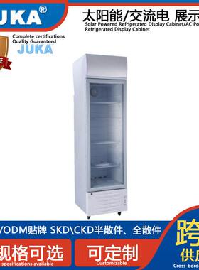 太阳能冷藏展示柜DC12/24V冰箱冷柜外贸出口冰柜制冷绿色节能