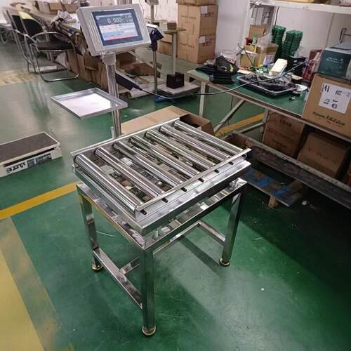 上下设定滚筒称连电脑带232串口滚筒台秤食品厂辊轴称