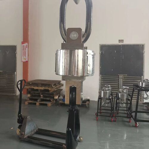 港口100t无线数传带打印RS232通讯串口电子吊钩秤120T行车吊磅厂