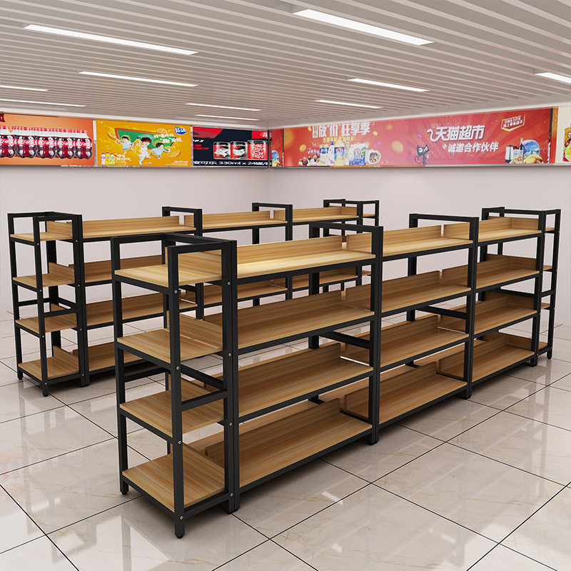 双面中岛架超市货架展示柜母婴店便利店展示架鞋架中岛柜厂家批发