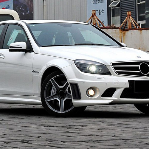 适用奔驰c级w204 s204前期c63 AMG 2007-2010风刀出风口车贴改装