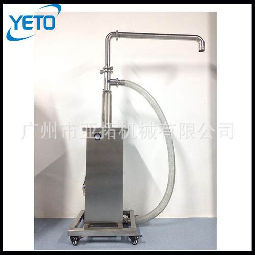 1.8m半自动不锈钢气动物料提升机输送机液体传输泵上料机