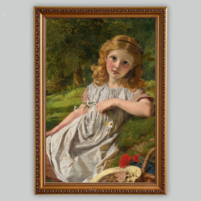 油画框数字油画外框定做表实木画框定制亚麻内框配框装裱相框挂墙