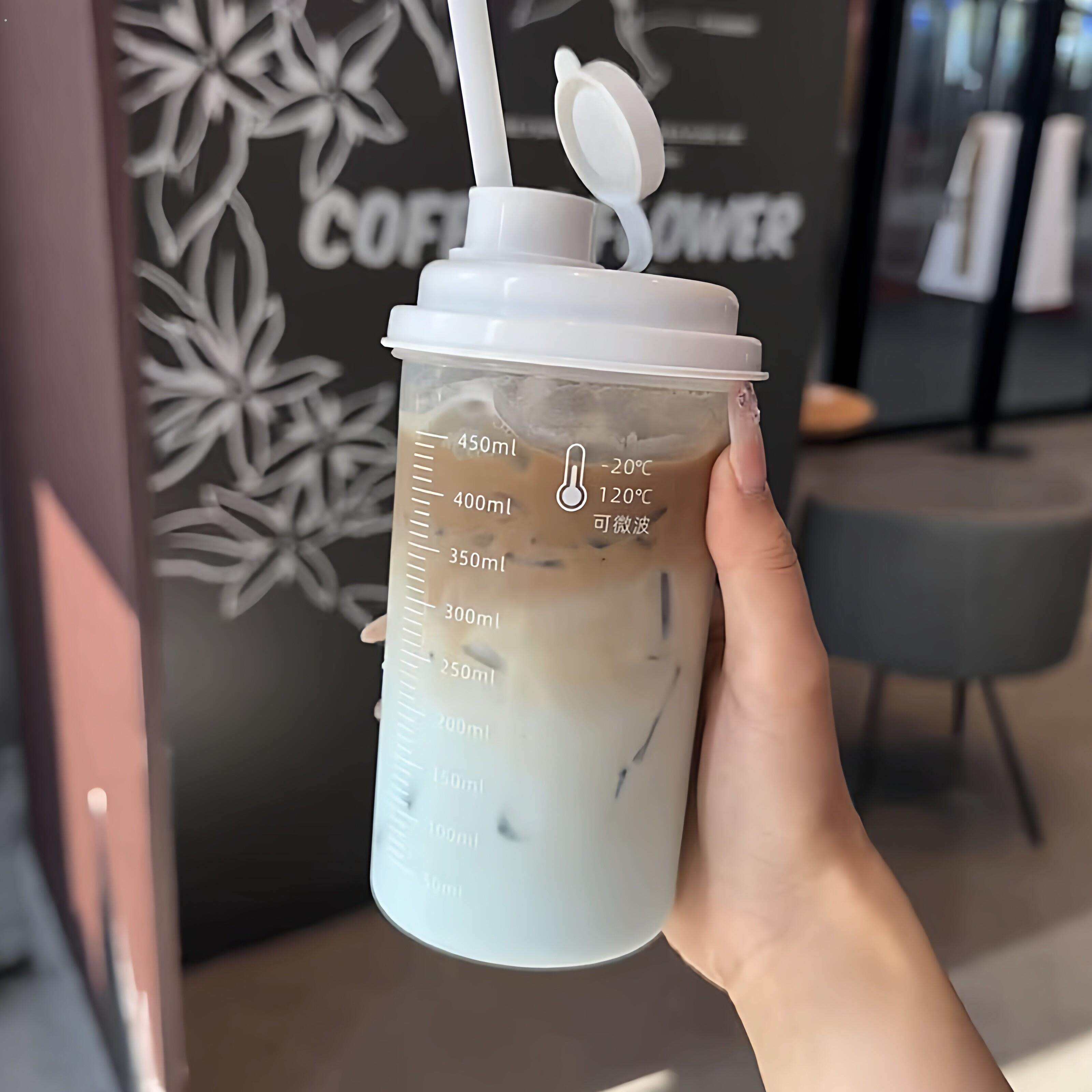 咖啡冷萃杯夏季随行果茶壶日式随身便携冷水杯办公室大容量随手杯