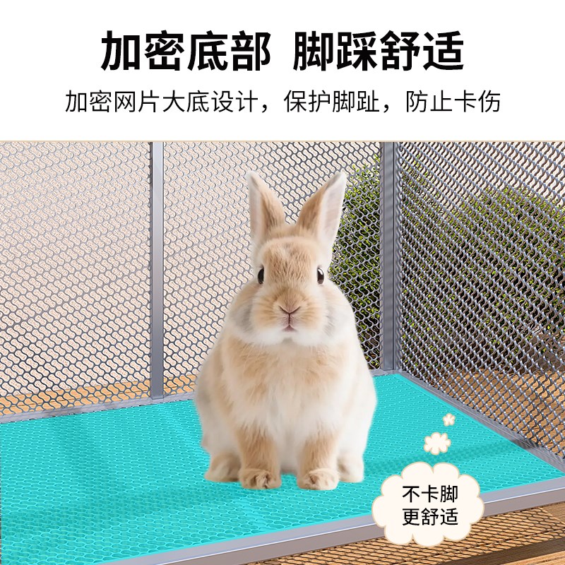 兔笼子家用特大号自动清粪带厕所宠物养殖专用鸡鸭鸽子笼繁殖兔窝