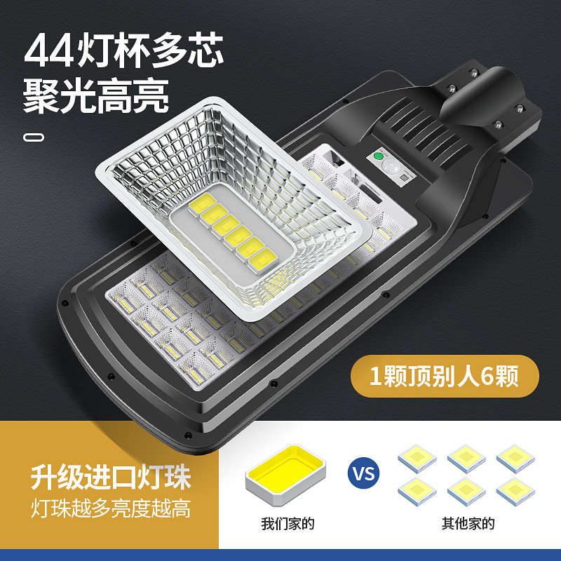 2023新款太阳能庭院户外灯防水工地照明室外超亮强光防爆投光灯