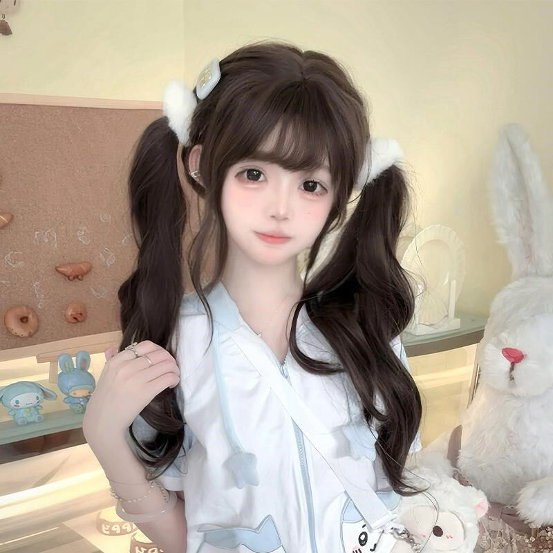沐奇趣味萌假发女长发Lolita长卷发可爱少萝宝宝假发女款全头套式