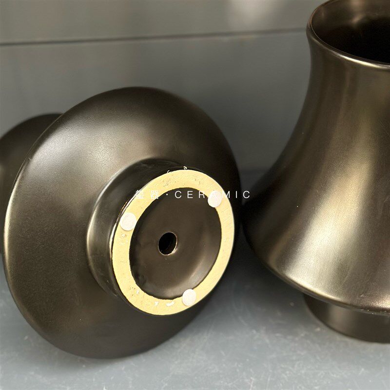 玺器 新中式陶瓷花盆异形设计感桌面装饰蝴蝶兰绿植造型盆景花器