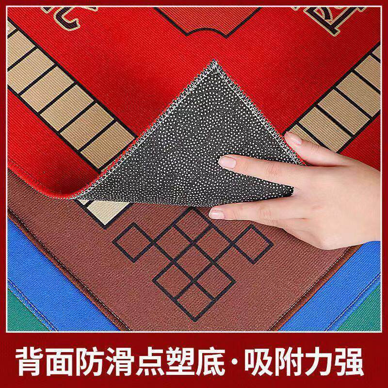加厚麻将桌布麻将垫 家用加厚防滑垫麻将布垫 打扑克牌的垫子纯色