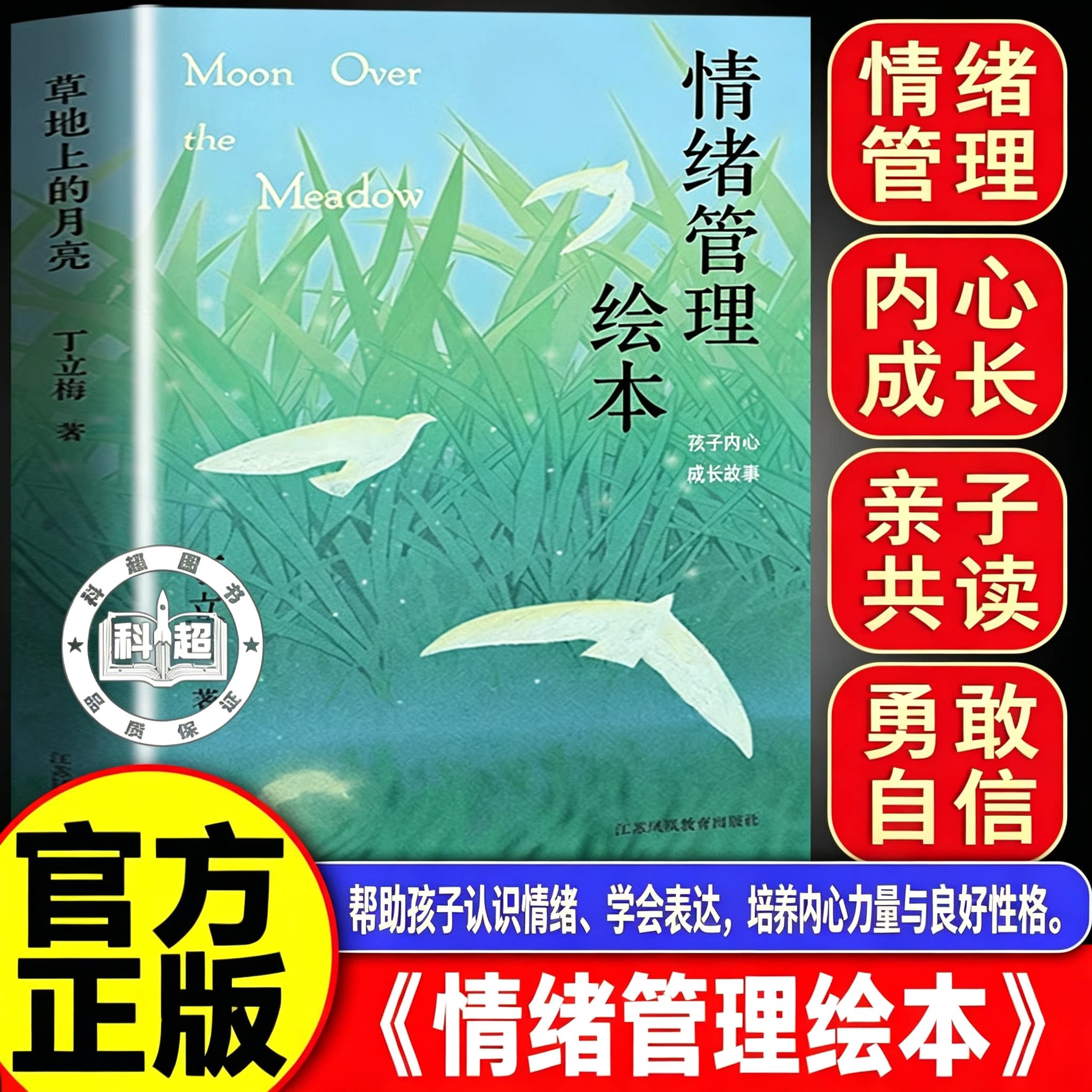 【官方正版】草地上的月亮 丁立现代/当代文学