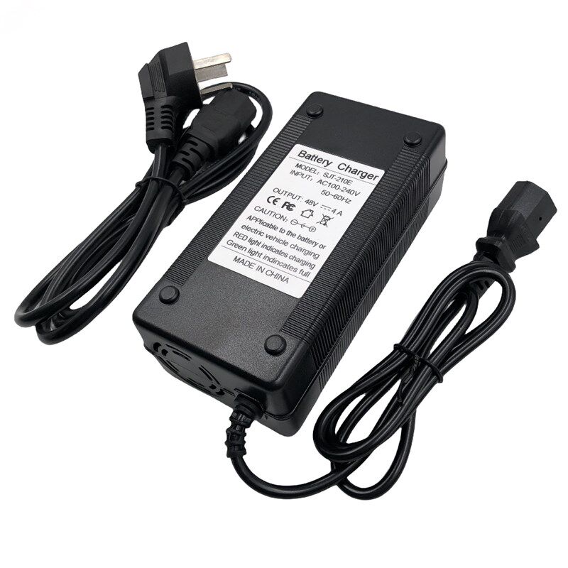 通用型品字头48V叉车电动液压堆高车快速充电器48V/54.6V4A充电器