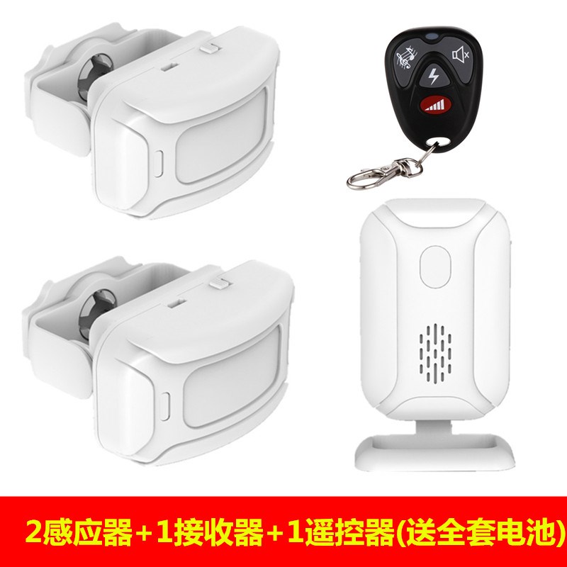 二拖一红外线电子迎宾器感应器店铺进门你好欢迎光临感应门铃