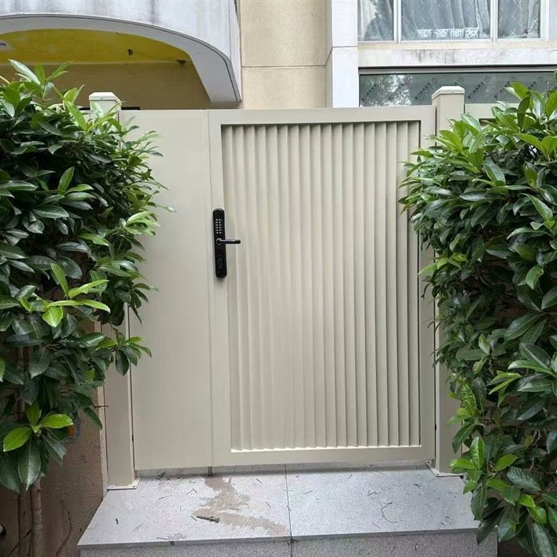 铁艺别墅大门铝合金庭院大门农村自建房院子门现代简约户外花园门