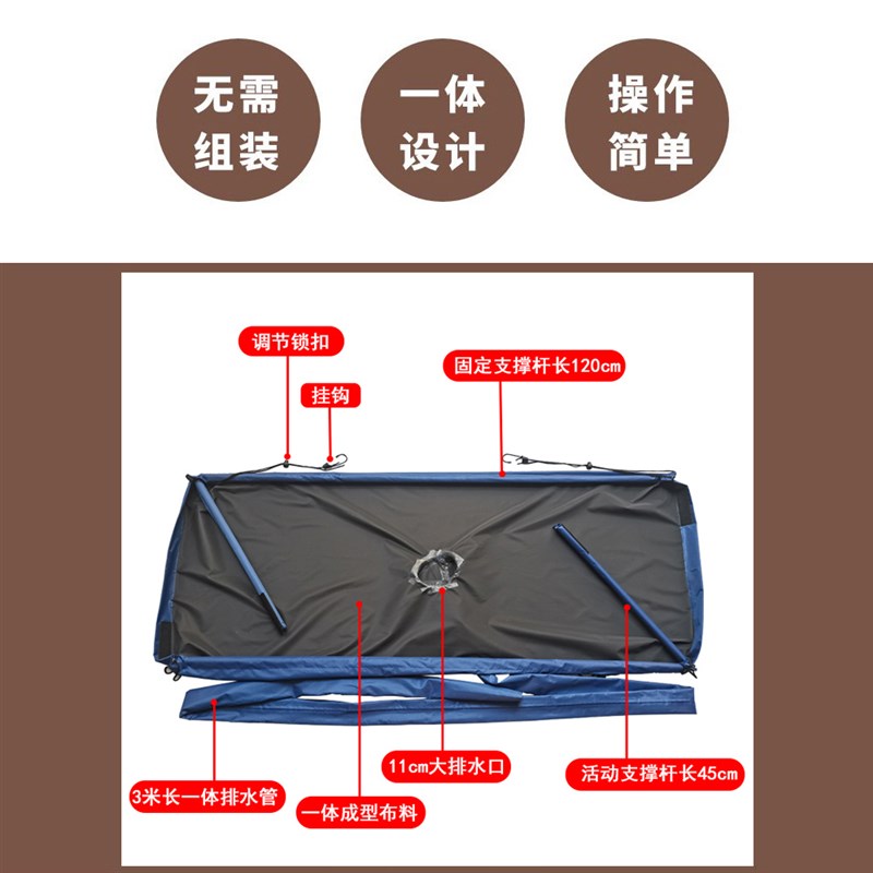 空调清洗罩接水罩中央空调风管机清洁接水袋天花机清洗接水罩