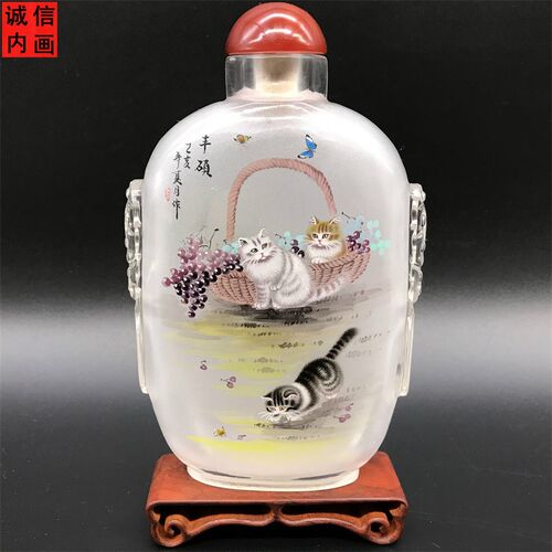 衡水中国风特色工艺品纯手工 手绘 鼻烟壶内画 商务收藏出国礼品