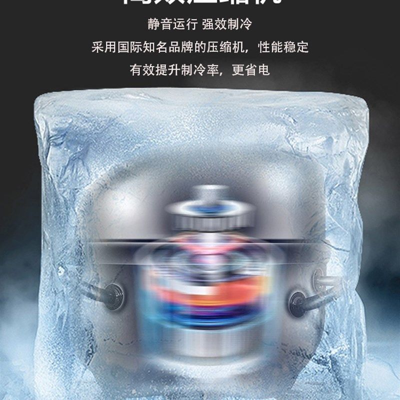 新飞 网红啤酒柜展示柜全屏酒吧冰箱大容量冰柜保鲜柜饮料冰柜