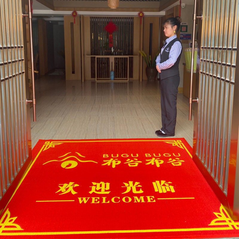 地毯定制PVC丝圈订做电梯地毯地垫LOGO广告垫礼品门垫防滑脚垫