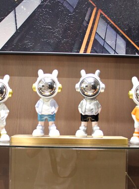 太空人宇航员搬新家摆件家居客厅办公室酒柜装饰品乔迁礼物航天员