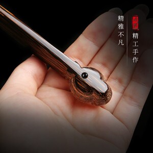 飞炽2023年新款全棕竹棉花头折扇95寸18方大头老料桃丝竹大头扇子