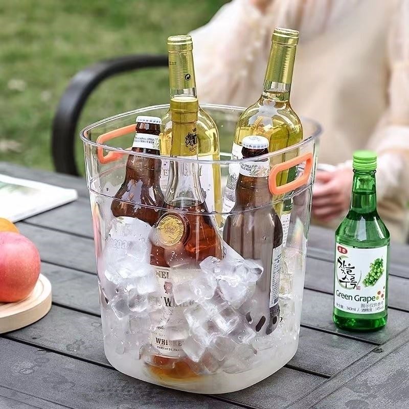 亚克力冰桶装冰块的桶酒吧网红商用高颜值香槟塑料小号啤酒冰粒桶