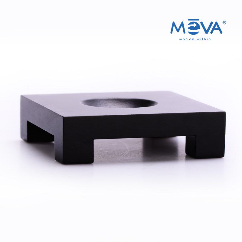 mova地球仪实木底座水晶球底座工艺品托架 亚克力摆件支架 刻字