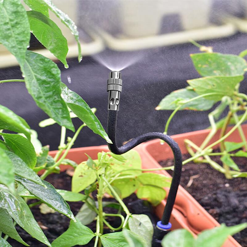 自动浇花器雾化喷头家用快接式微喷灌系统适用龟缸植物加湿