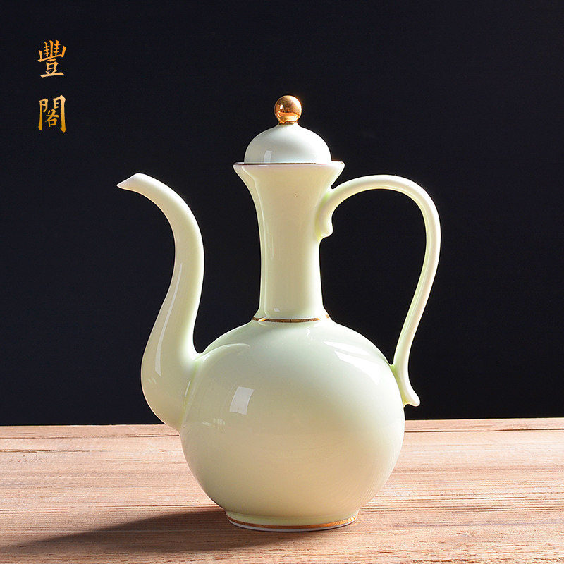 父亲节礼物白酒酒具仿古代分酒器小酒盅家用酒壶陶瓷创意高档礼品