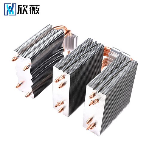 DIY半导体制冷片散热器 电子12706 二管三管四管六管 2/3/4/6铜管