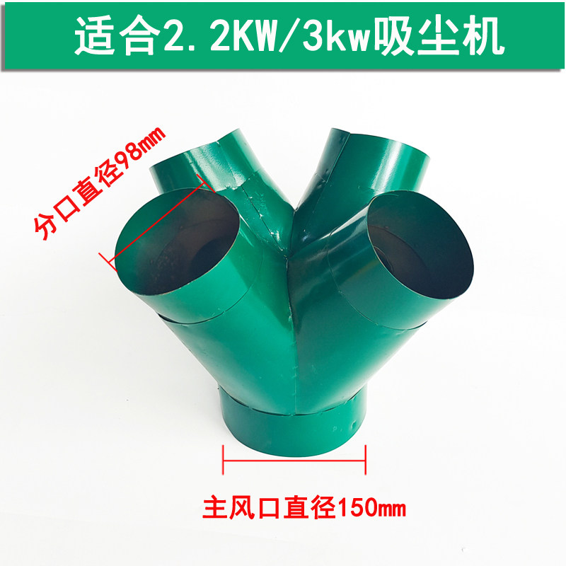 木工吸尘机吹尘器配件叉咀二三四五通吸风口转接头风叶轮堵盖变径
