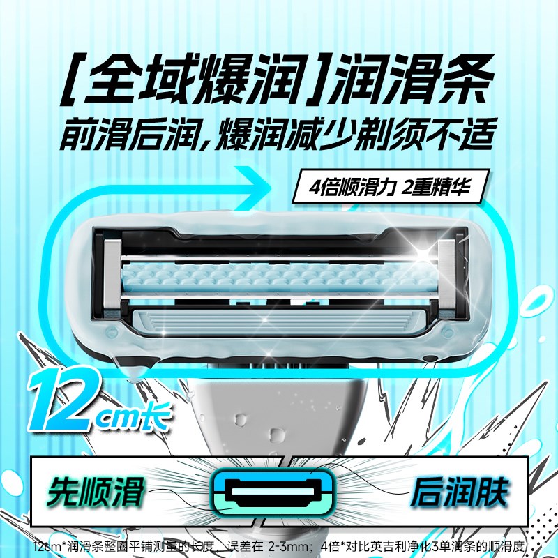 英吉利迎刃N1刮胡刀男士2025新款手动剃须刀全包围防刮伤专用刀头