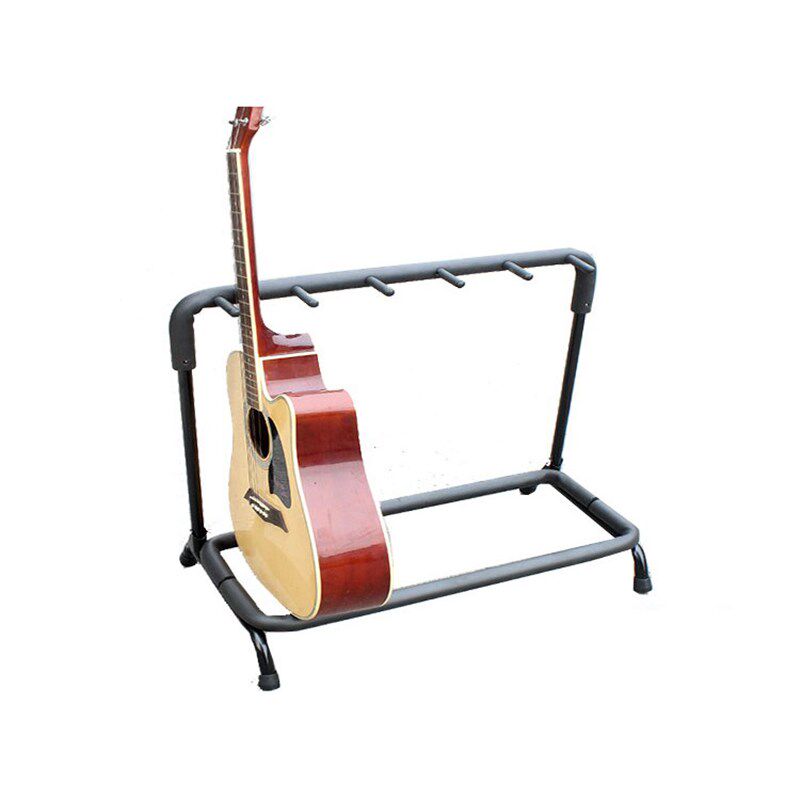 5头吉他支架5格吉他架贝斯贝司支琴行排练房架落地放五把琴展示架