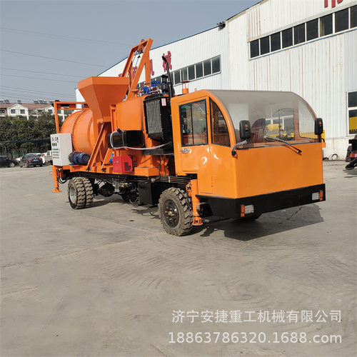 汽车底盘沥青拌和机 市政修补滚筒拌料机 车载沥青拌和机就地施工