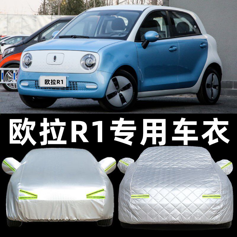 欧拉R1电动小车车衣车罩专用加厚防雨防晒布外套雨衣遮阳隔热罩子