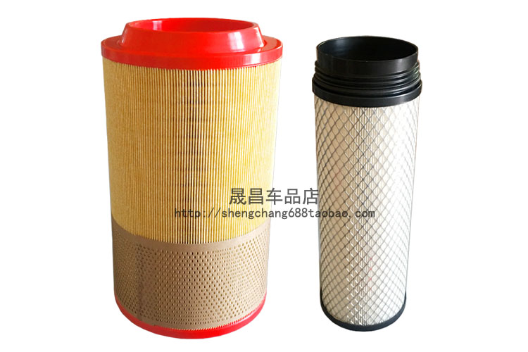 适配东风多利卡D9空气滤芯空气滤清器空滤空气格洒水车配件K2337