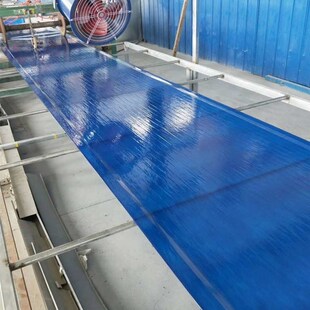 FRP蓝色透明PC玻璃纤维耐力板采E光板玻璃纤维彩色钢瓦阳光瓦遮阳