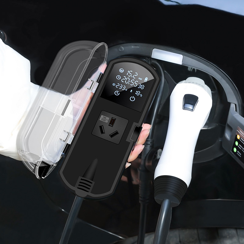 接地宝长安糯玉米lumin专用充电插座转换器新能源免接地线随车充