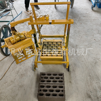 Hollow brick machine 多孔水泥砌块制砖机面包砖砖六角砖生产机