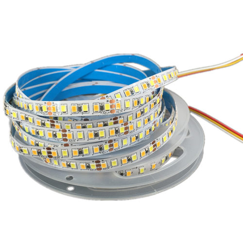 led灯条 12v双色温灯带24v三色变光智能可调光 5v白暖光4000K自粘
