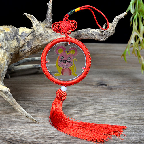 民间特色手工艺品纪念品皮影人偶装饰挂件中国特色小礼品民俗