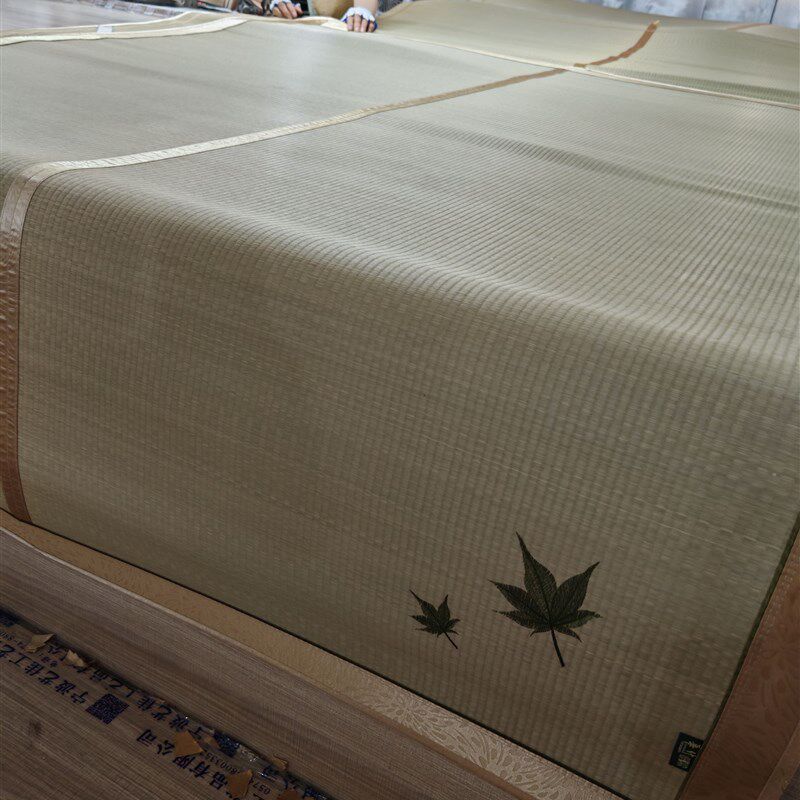 华升草席天然蔺草可折叠婴儿家用学生宿舍席铜板席夏天老式凉席子