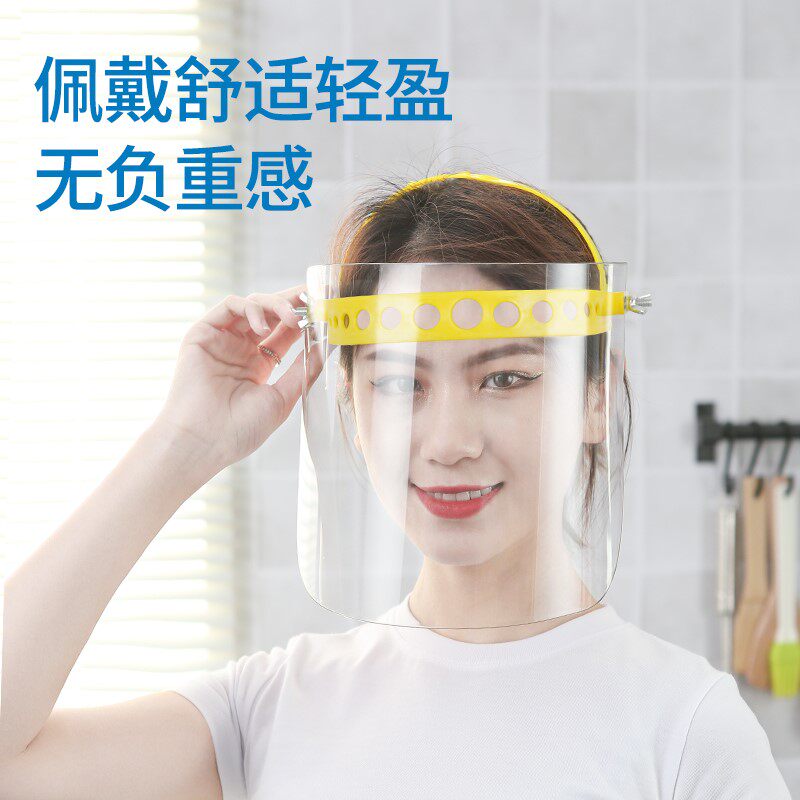 防油烟面罩女遮脸炒菜厨房烧饭防油溅透明面屏专用神器防尘防风沙