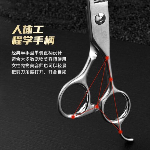 宠物专业美容修毛剪刀套装弯剪神器牙剪泰迪狗狗自己剪狗毛用工具