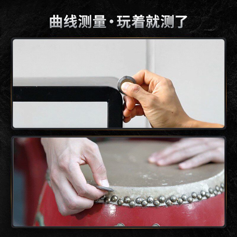 Titaner北斗作钛合金复古老式对数计算尺多功能数学加减乘除曲线