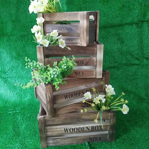 户外婚礼布置森系木盒四件套风车摆件婚庆道具收纳盒草坪婚礼装饰