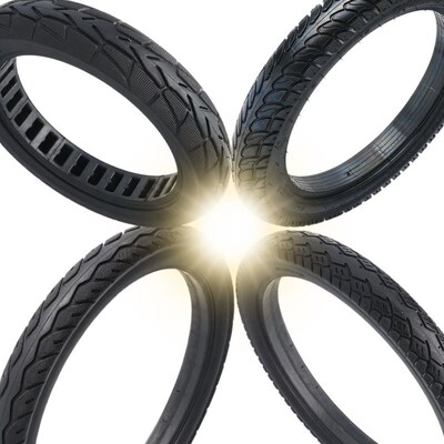 26寸人力三轮车轮胎实心胎26x1 3/4免充气内胎防爆防刺自行车轮胎